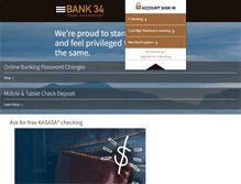 Tablet Screenshot of bank34.com